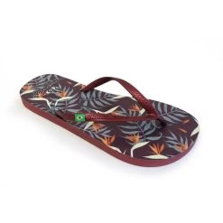 Printed Tropicolo Flip Flops
