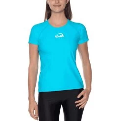 UV 300 Loose Fit Short Sleeve T-Shirt Woman -Sports - water sports equipment iq uv uv 300 loose fit short sleeve t shirt woman 3