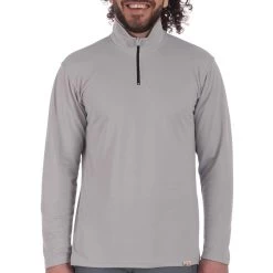 UV Pro Zip Up Shirt Longsleeve Man